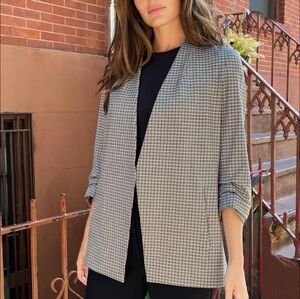 Aritzia Babaton Power Blazer Checked Size 6